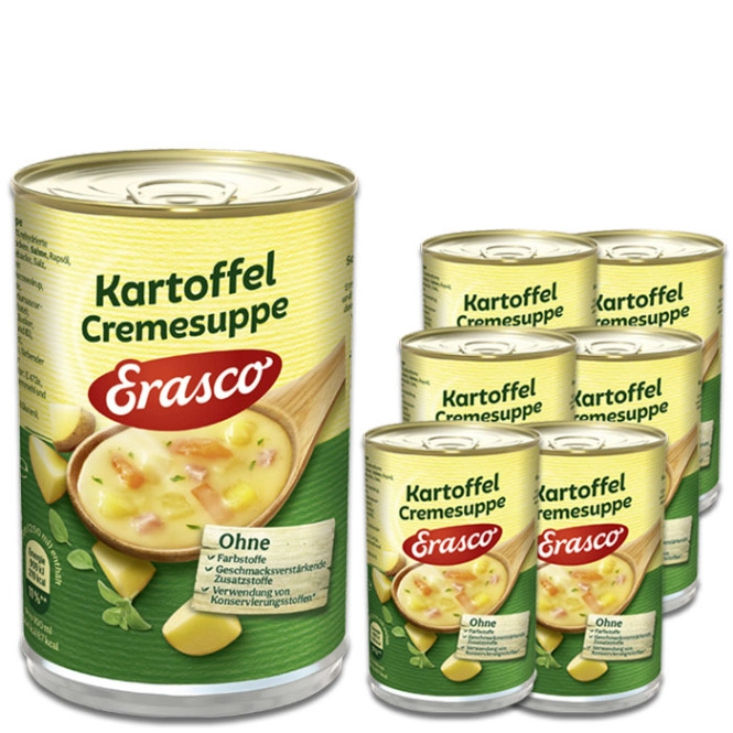 Erasco Kartoffel Cremesuppe 6x390ML