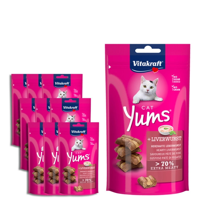 Vitakraft Cat Yums Leberwurst 9x40G