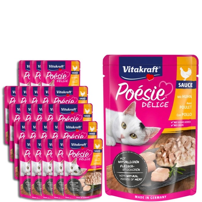 Vitakraft Poésie Délice mit Huhn 23x85G