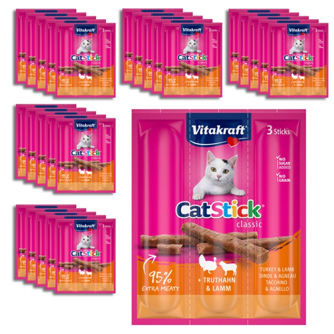 Vitakraft Cat-Stick mini Truthahn und Lamm 20x3 x6G