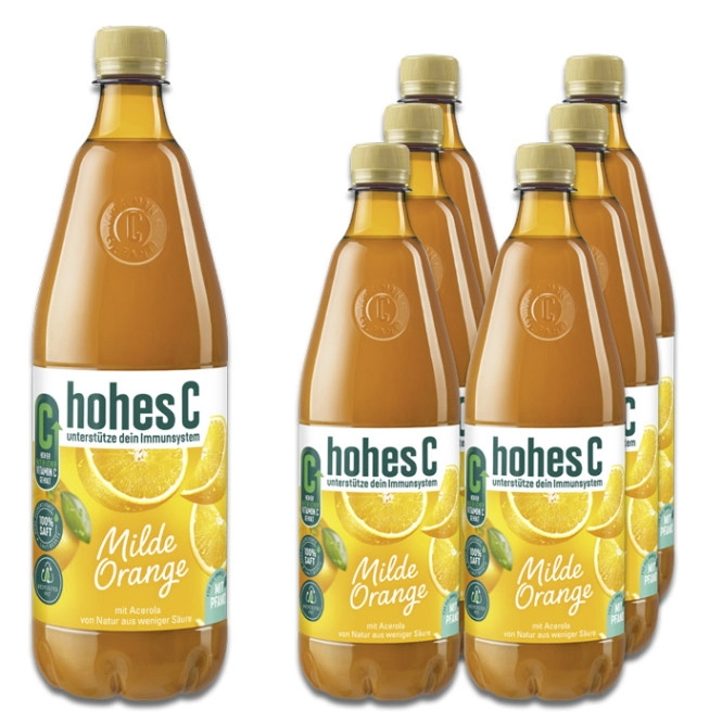 Hohes C Milde Orange 6x1l