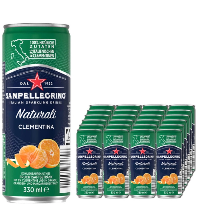 Sanpellegrino Naturali Clementina 24x0,33L