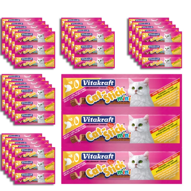 Vitakraft Cat Stick Classic Geflügel & Leber 20x3x 6G