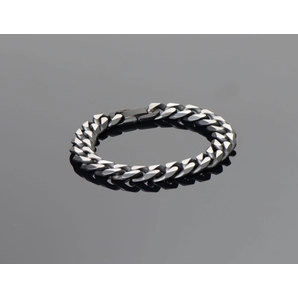 Armband "Bi-Color" schwarz/silber, Länge: 21,5cm Louis