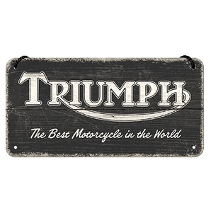 Triumph Blech- Hängeschild Maße: 20 x 10 cm