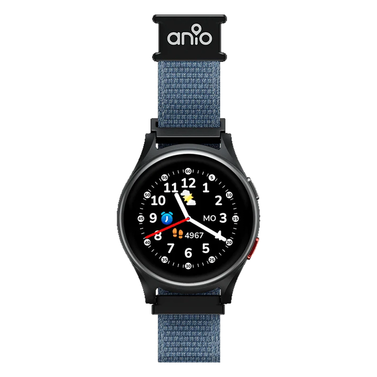 Anio 6 Kinder Smartwatch | für Kinder ab 5 Jahre | Ortung | SOS-Alarm | Verwaltung über die Anio APP | Chat und Telefonie