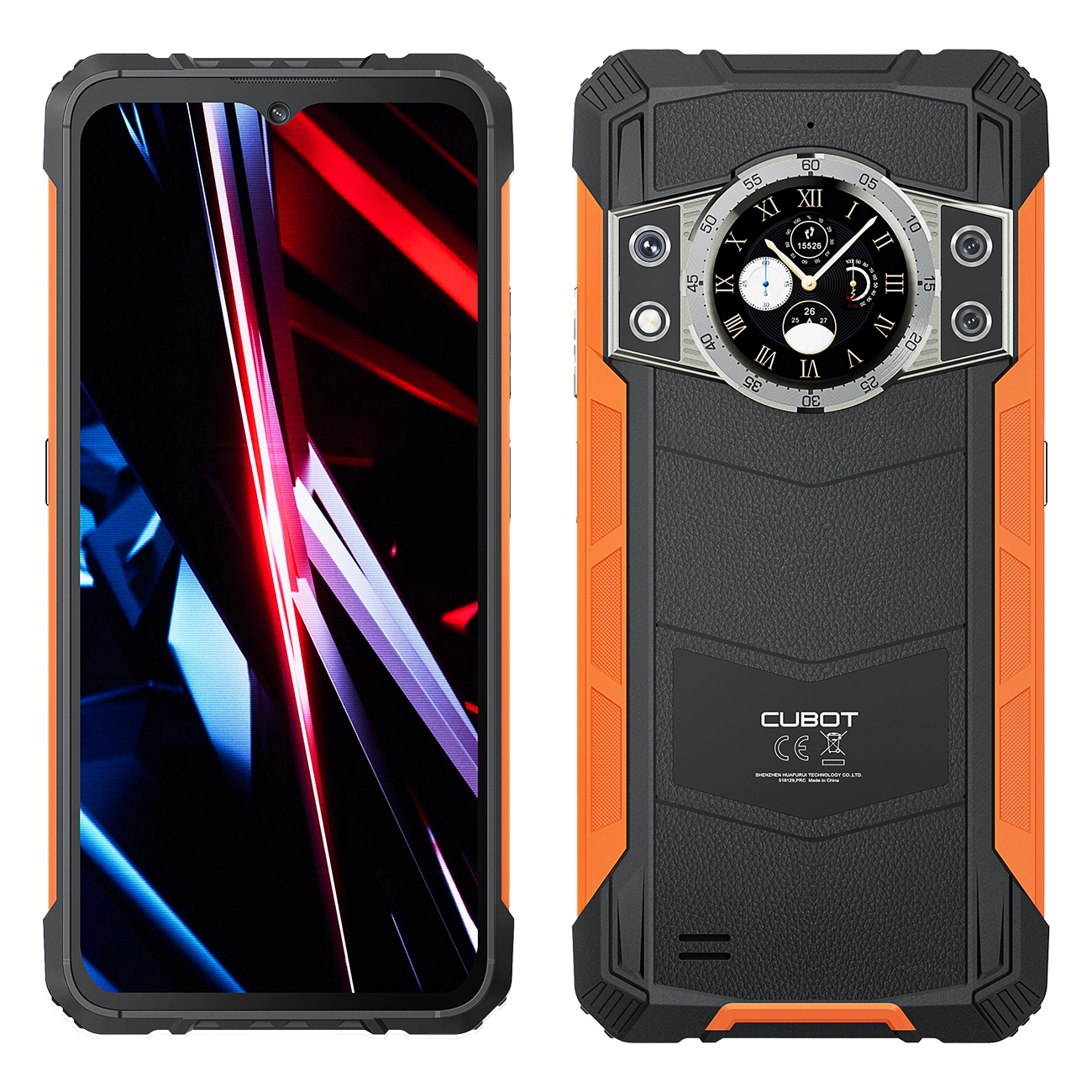 Cubot KINGKONG ACE 3 schwarz | Outdoor-Smartphone | Schutzart IP68, IP69K | Gehärtetes Glas | 6,58-Zoll Display | 5100-mAh-Akku | 100 MP | Android 14