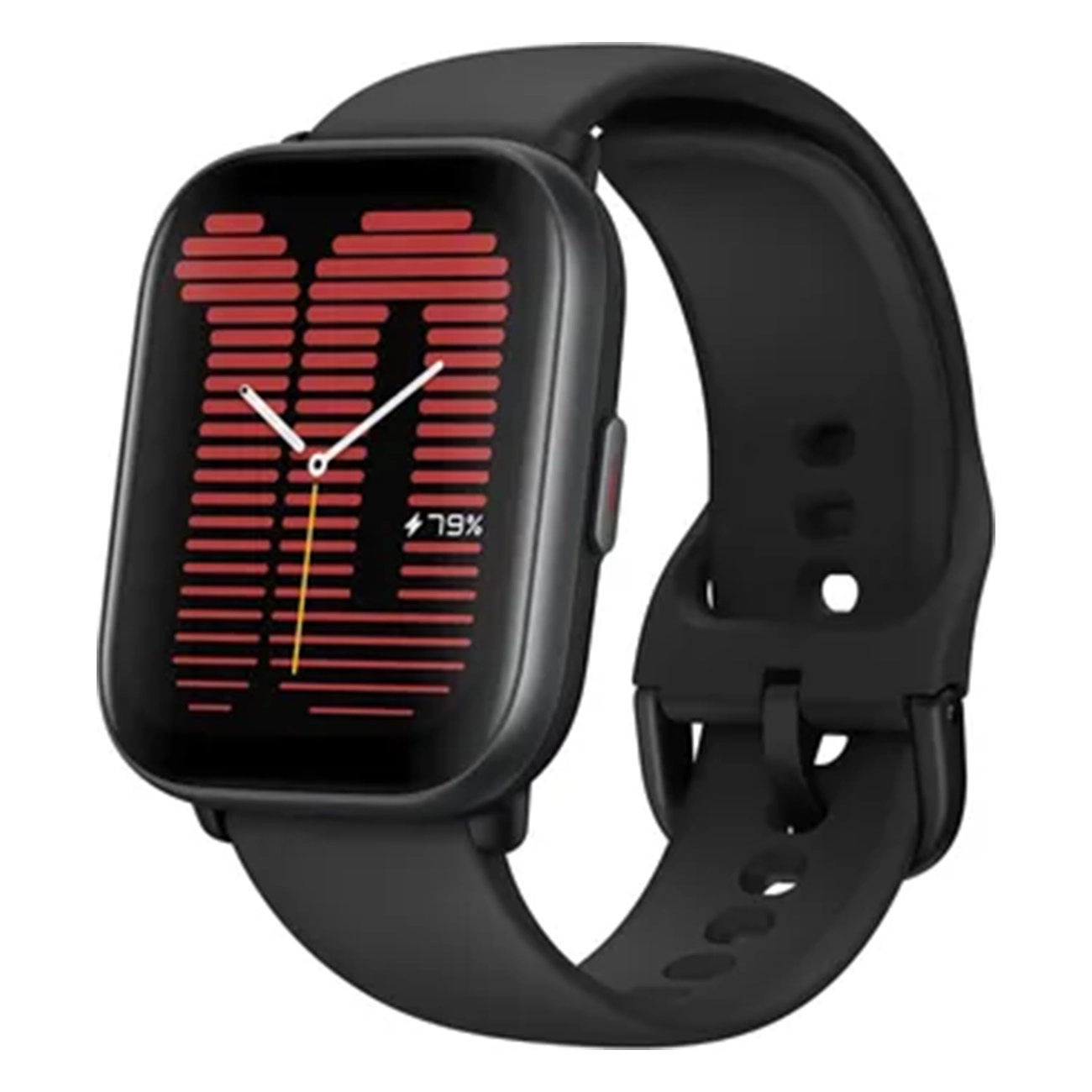 Amazfit Active midnight black | Smartwatch | AMOLED | Android, iOS | Herzfrequenzsensor | Höhenmesser | 5 ATM | GPS | Blutsauerstoffsättigungsmessung