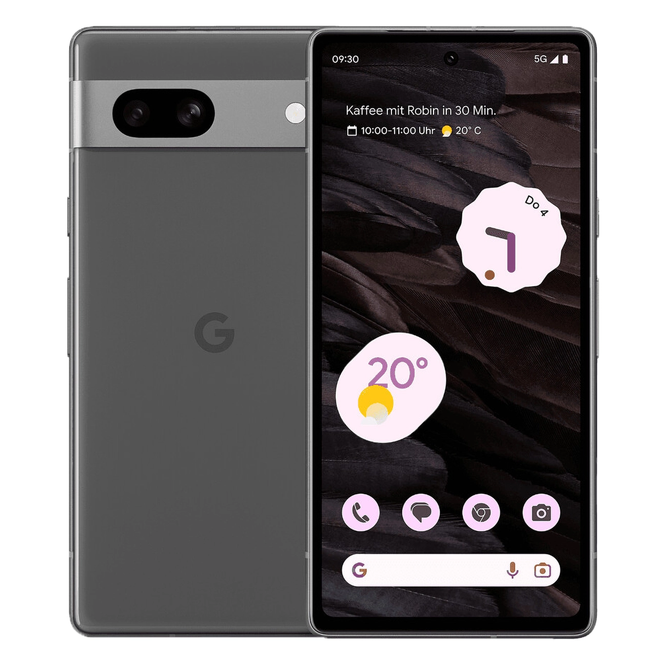 Google Pixel 7a Schwarz | Smartphone | 128 GB ROM | 6,1 Zoll | 64 MP Rückkamera | 13 MP Frontkamera | OLED Display | 8 GB RAM Arbeitsspeicher