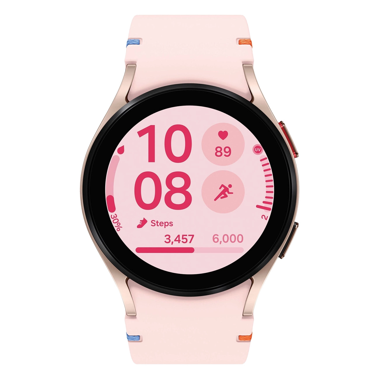 Samsung Galaxy Watch FE Pink | Smartwatch | Robustes Display | Intuitive Steuerung über digitale Lünette | 5 ATM | App Ecosystem mit Google Wear OS