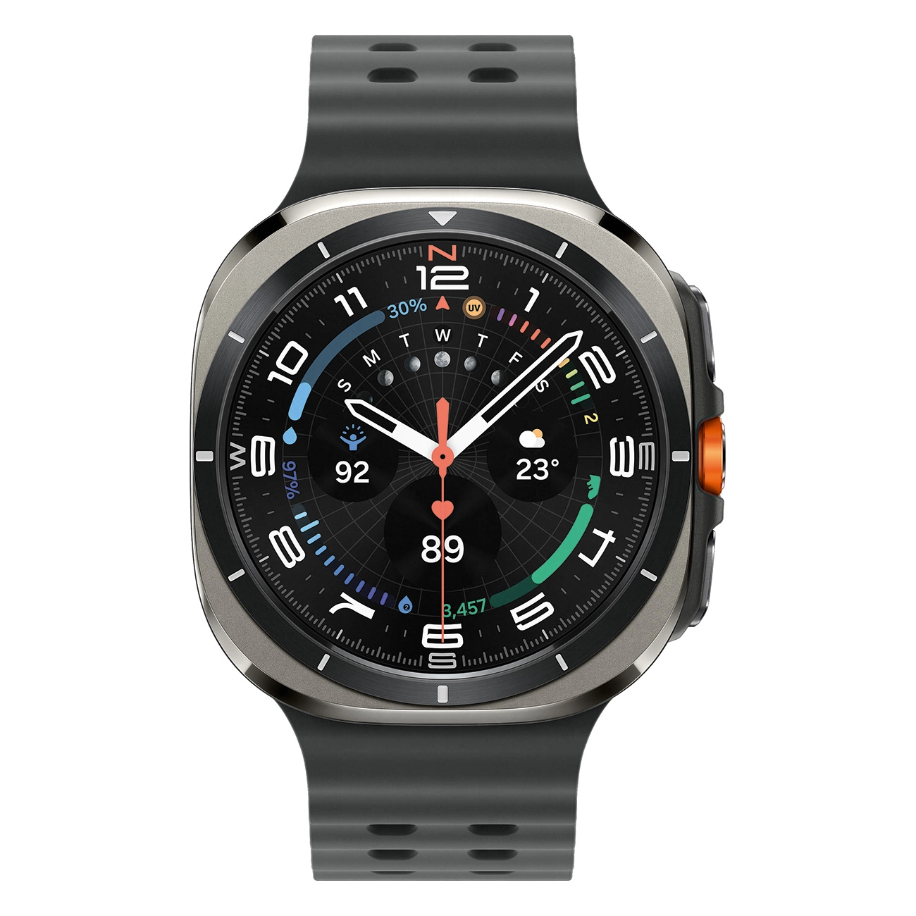 Samsung Galaxy Watch Ultra Smartwatch Silber | AI Elemente | Bluetooth | Touchscreen | 10 ATM | Bis zu 100 Std. Akkulaufzeit | 4G (LTE) | AMOLED