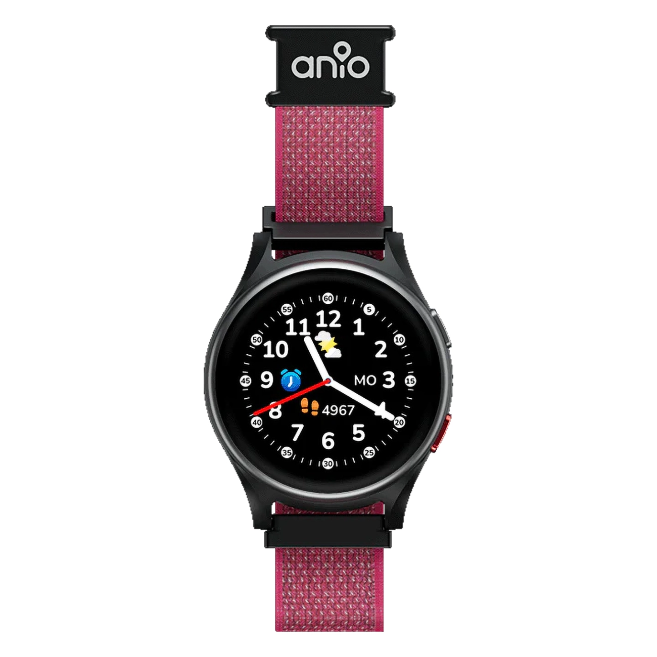 Anio 6 Kinder Smartwatch | für Kinder ab 5 Jahre | Ortung | SOS-Alarm | Verwaltung über die Anio APP | Chat und Telefonie