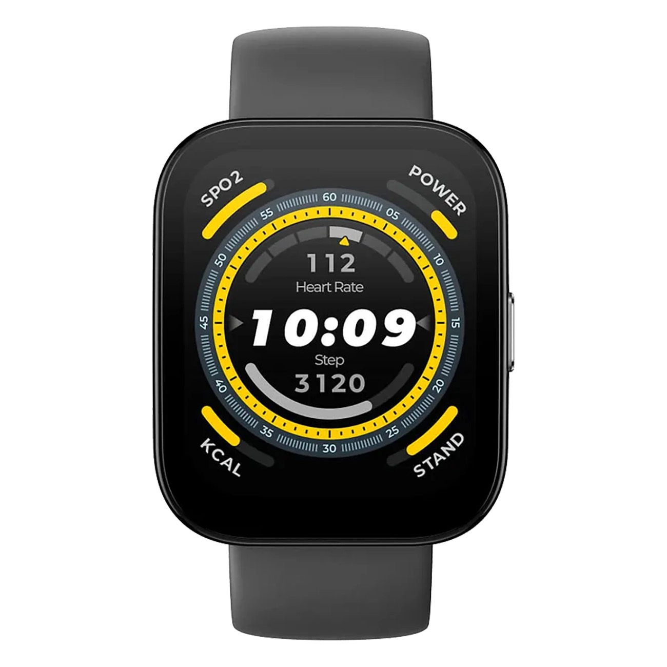 Amazfit Bip 5 schwarz | Smartwatch | GPS-Modul | Musikwiedergabe | Spritzwassergeschützt | Umgebungslichtsensor | Lagesensor | Kompass | HD AMOLED