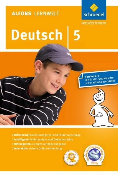 Alfons Lernwelt - Deutsch 5: Ausgabe 2009 (PC+MAC)