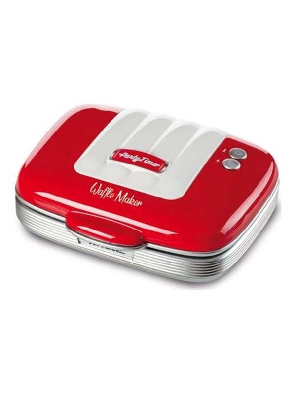 Ariete Party Time Retro rotes Waffeleisen