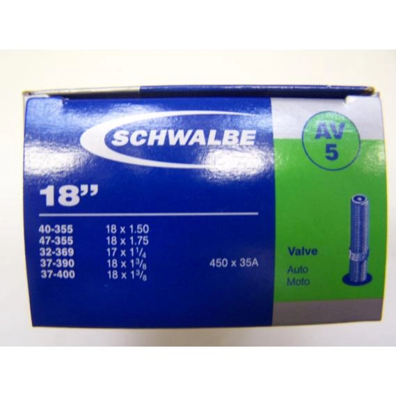 Schlauch Schwalbe (18x1,75-1 3/8) 5 AV-Ventil