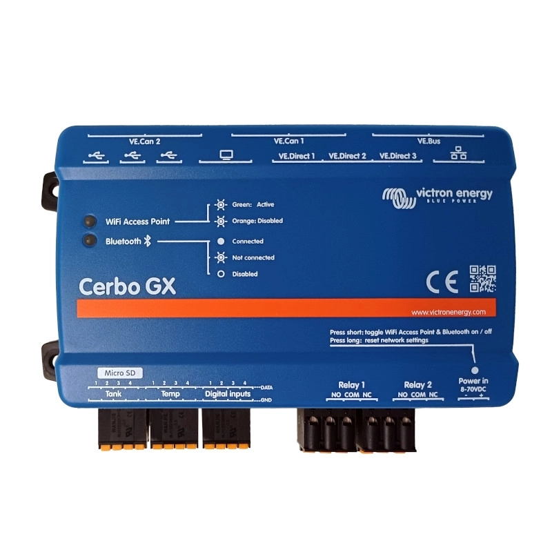 Victron Cerbo GX MK2 Kommunikationszentrale für Systemüberwachung (USt-befreit nach §12 Abs.3 Nr. 1 S.1 UStG)
