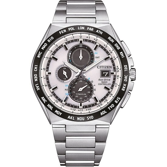 Citizen Eco Drive Funkuhr Chronograph AT8238-84A