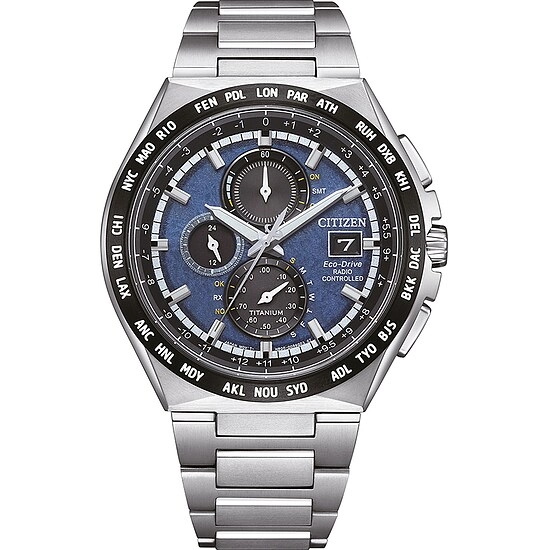 Citizen Eco Drive Funkuhr Chronograph AT8238-84L