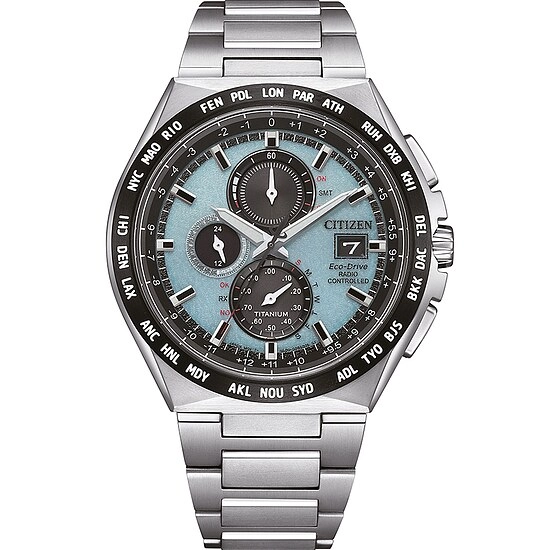 Citizen Eco Drive Funkuhr Chronograph AT8238-84M