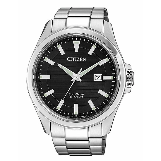 Herrenuhr von Citizen Eco Drive Super Titanium BM7470-84E