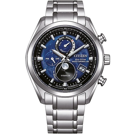 Citizen Eco Drive Chrono Funkuhr Tsuki-yomi BY1010-81L