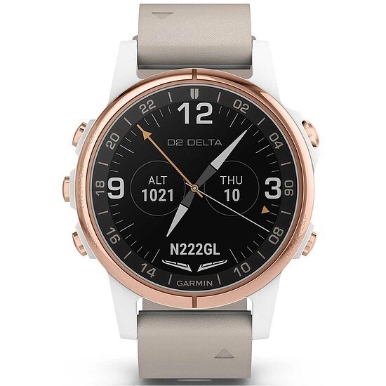 Garmin D2 010-01987-31 Delta S Sapphire Aviator Uhr GPS-Uhr Multisport GPS Smartwatch - Garmin