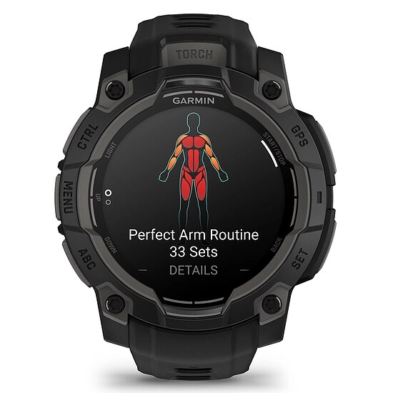 Garmin Instinct 3 AMOLED Schwarz mit Silikonarmband Ref. 010-02936-00 - Outdoor GPS Smartwatch