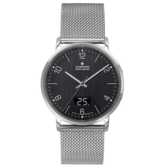 Junghans Herrenfunkuhr 056/4628.44 der Uhrenserie Milano Mega Solar