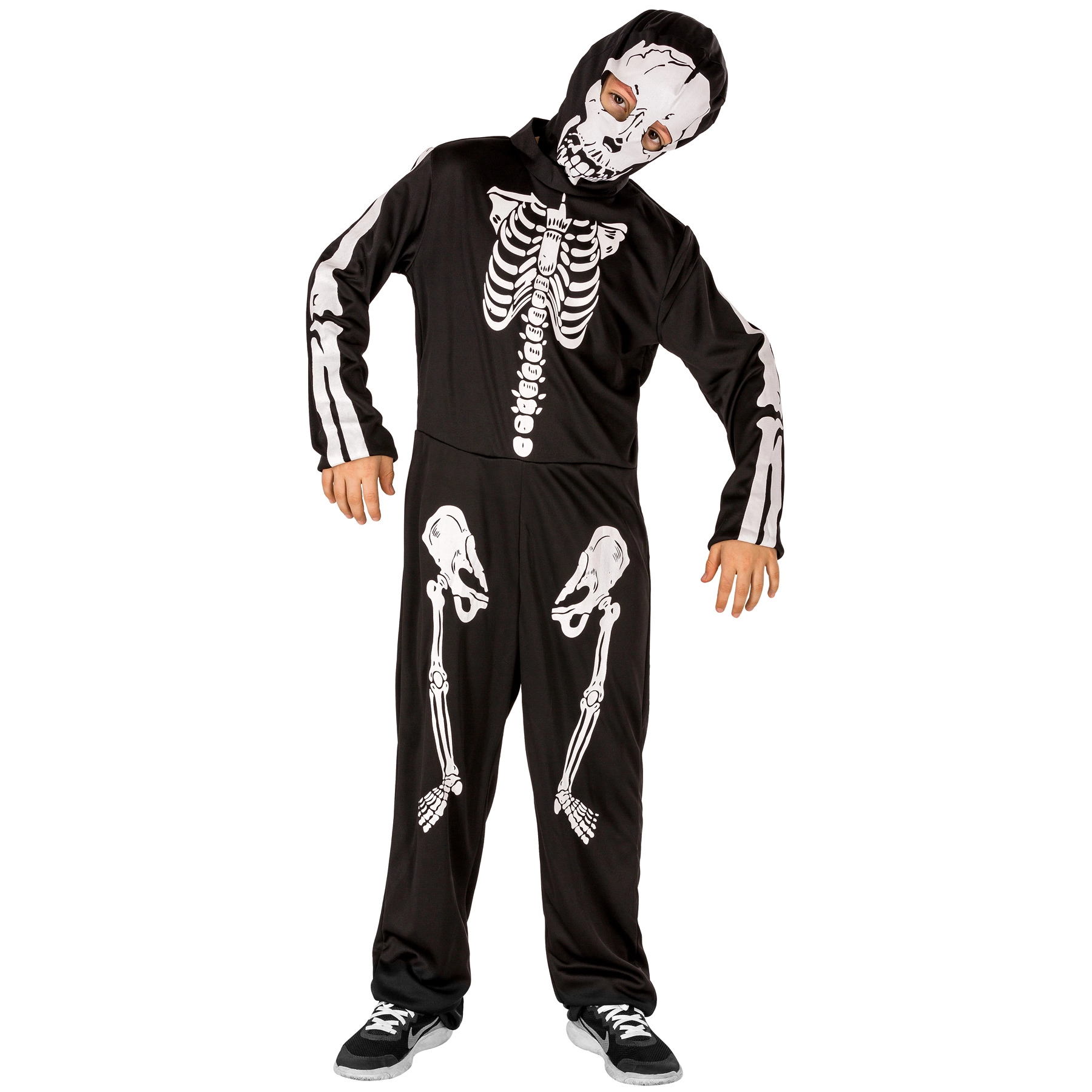 Jungenkostüm Skeleton - 128 (8-10 Jahre)