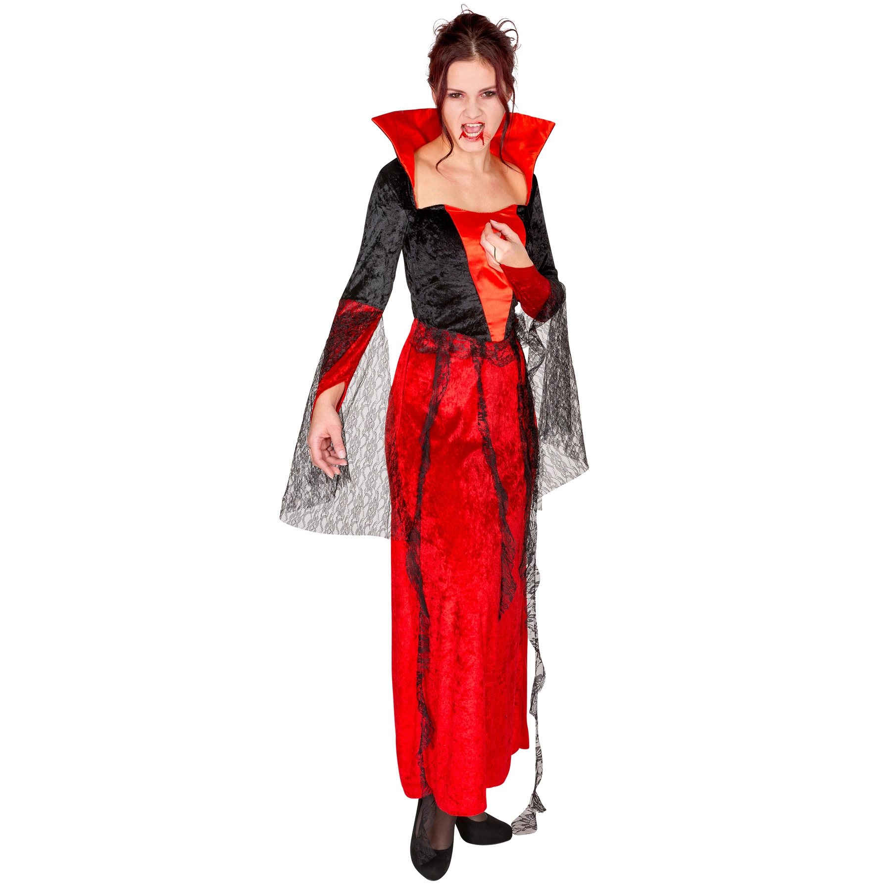 Frauenkostüm Gothic Vampirkleid - XL