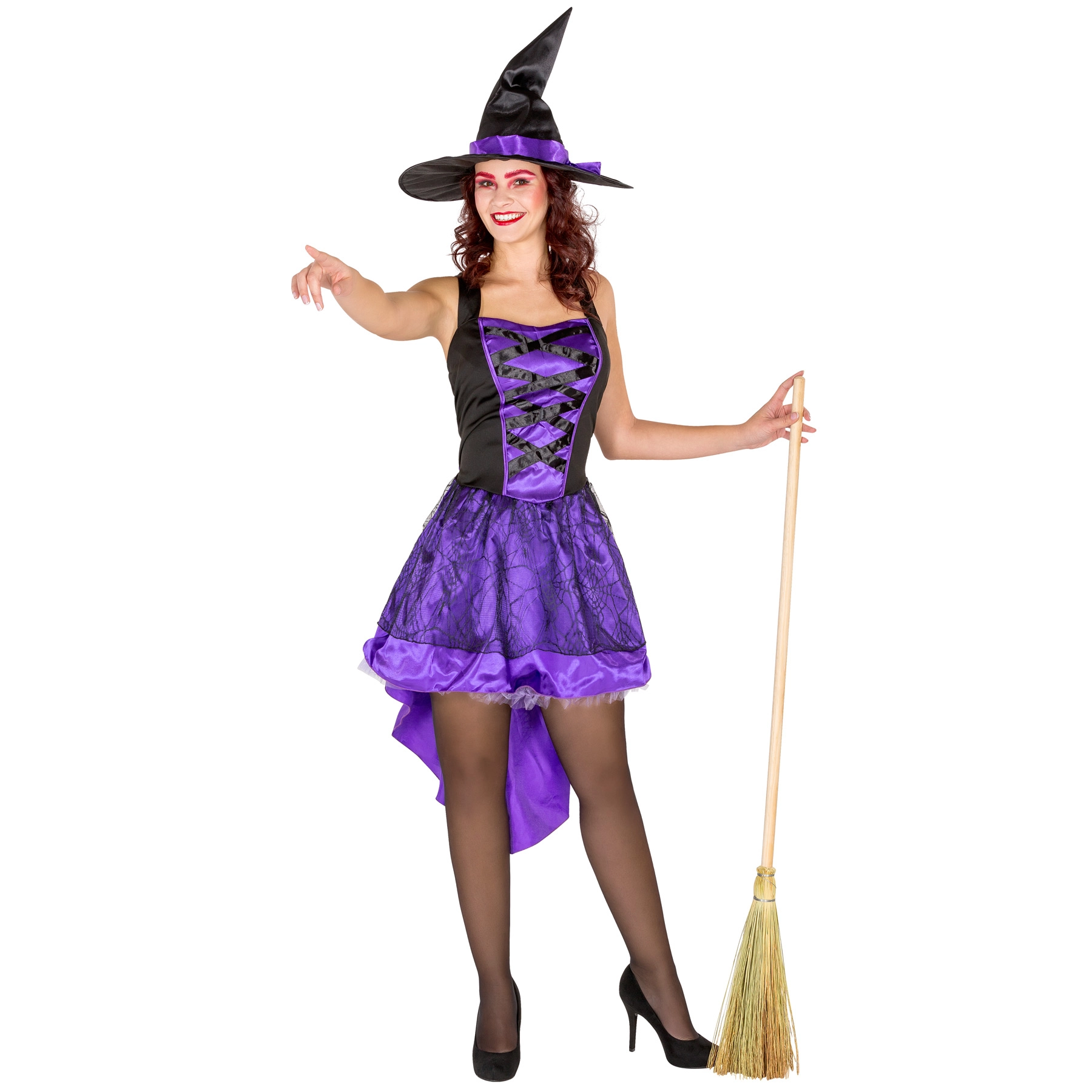 Frauenkostüm sexy Hexenkleid - M