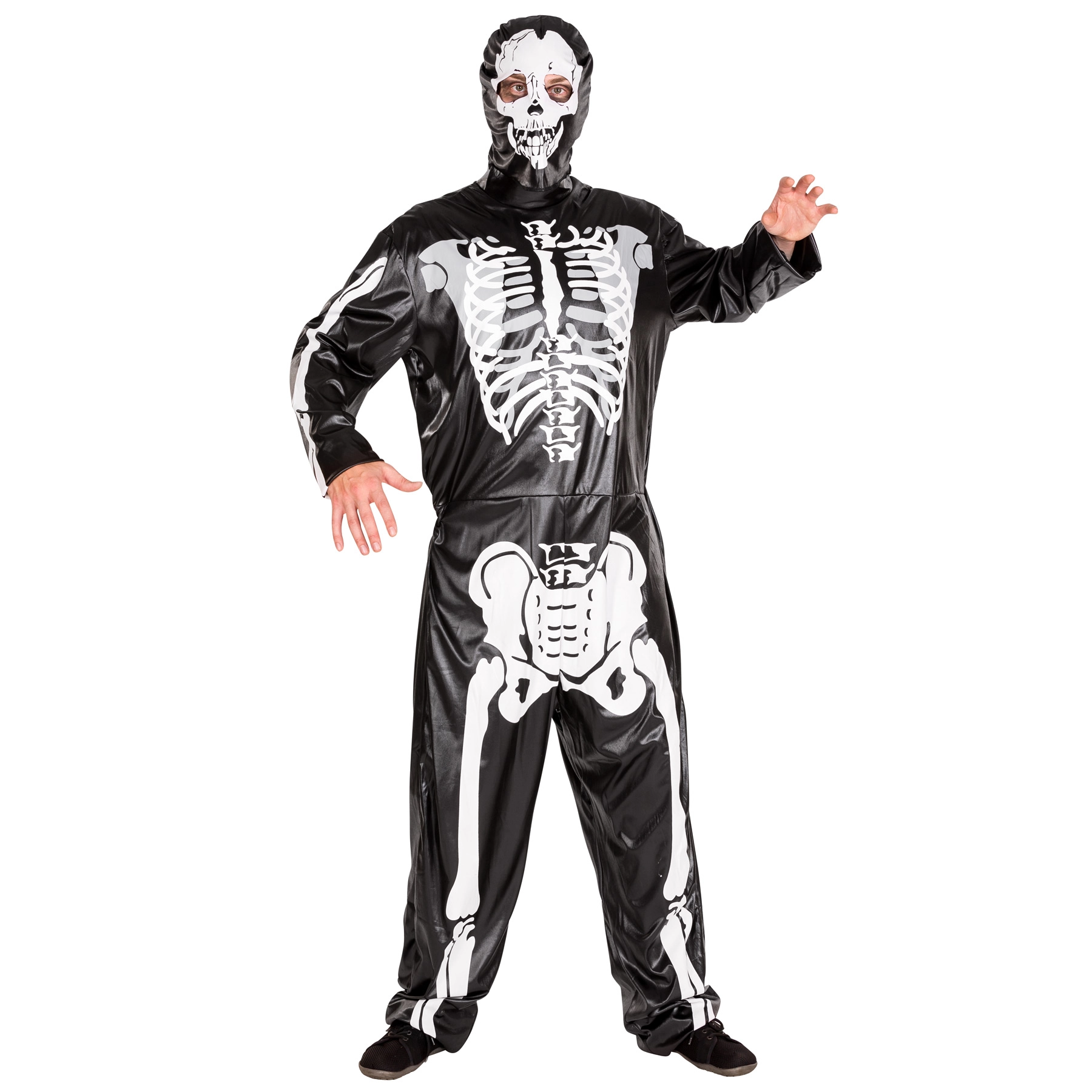 Herrenkostüm Skeleton - M