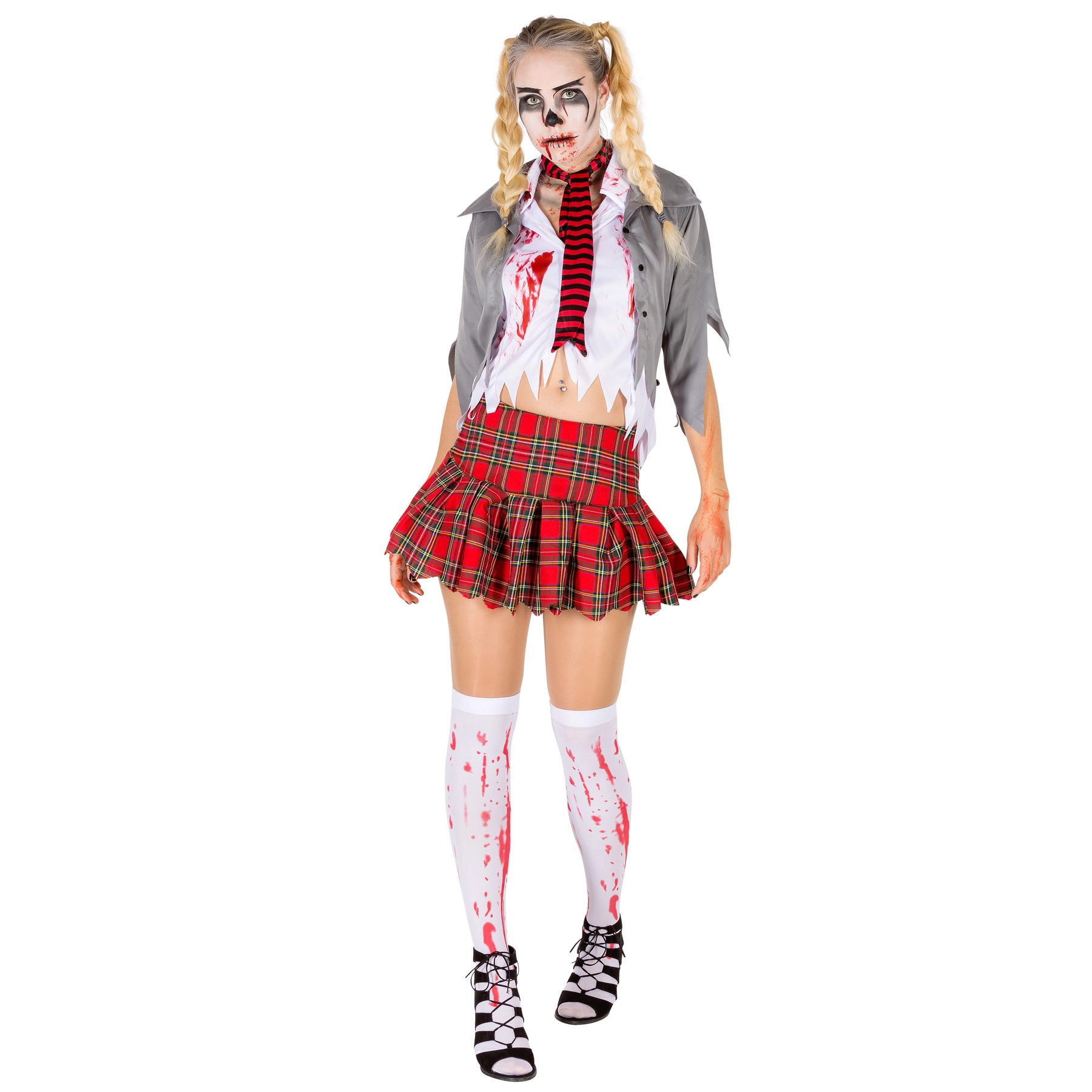 Frauenkostüm sexy Zombie - XL