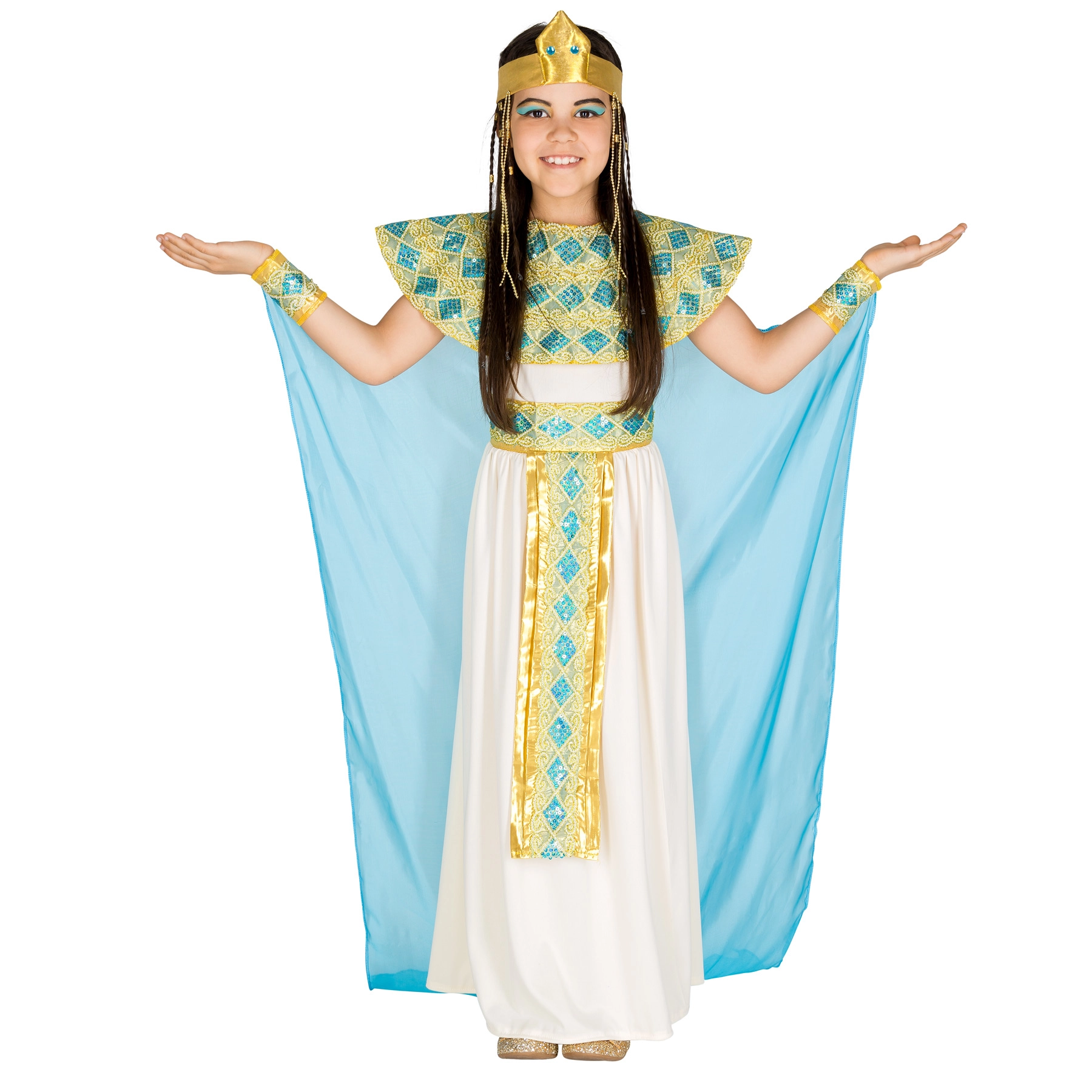Mädchenkostüm Cleopatra - 128 (8-10 Jahre)