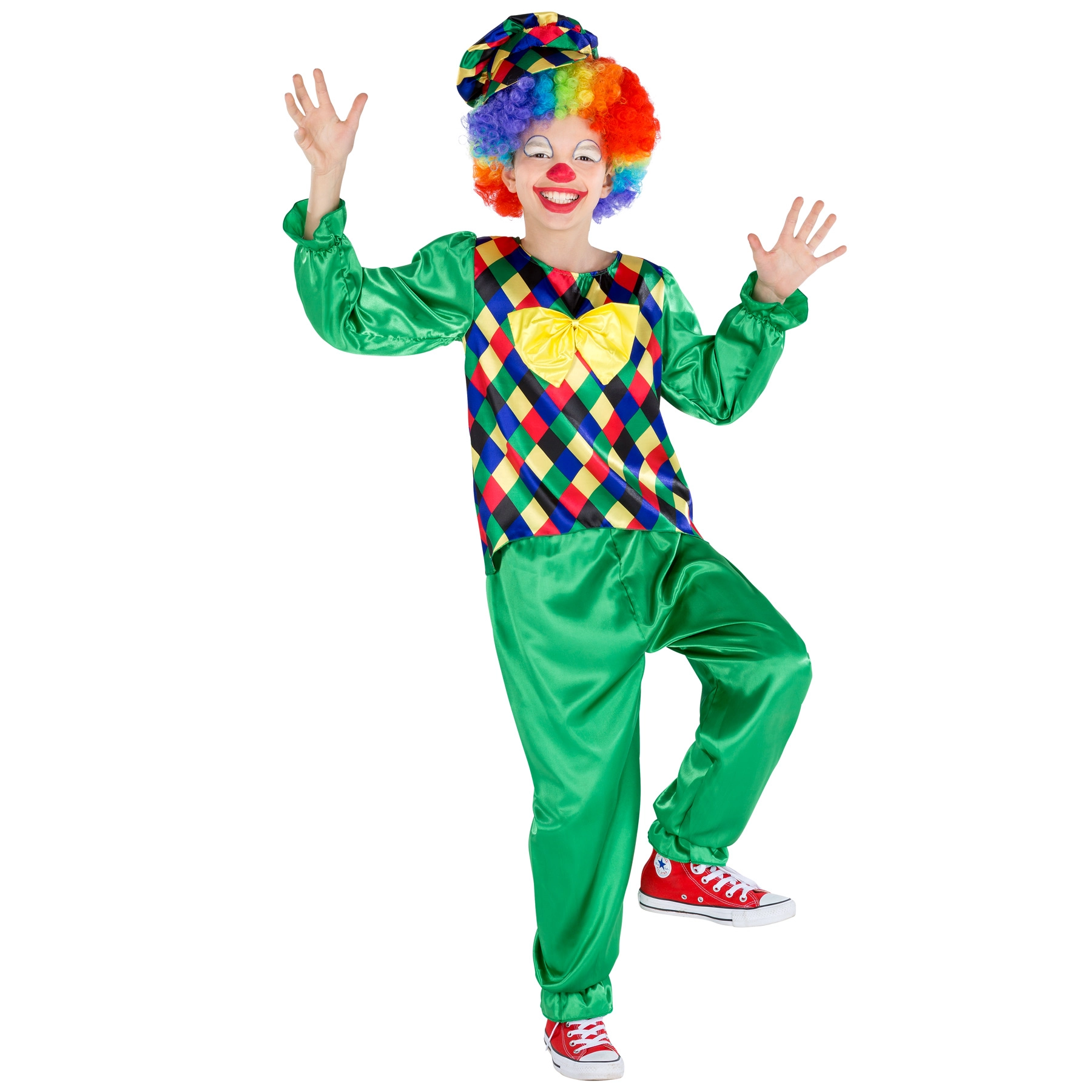 Jungenkostüm Clown Freddy - 104 (3-4 Jahre)