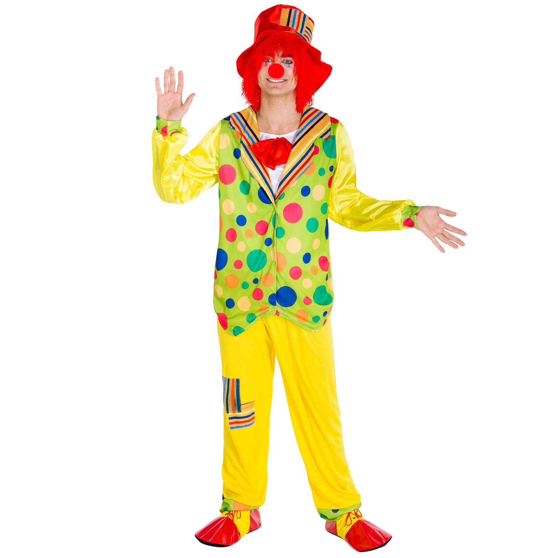 Herrenkostüm Clown Pipetto - XXL