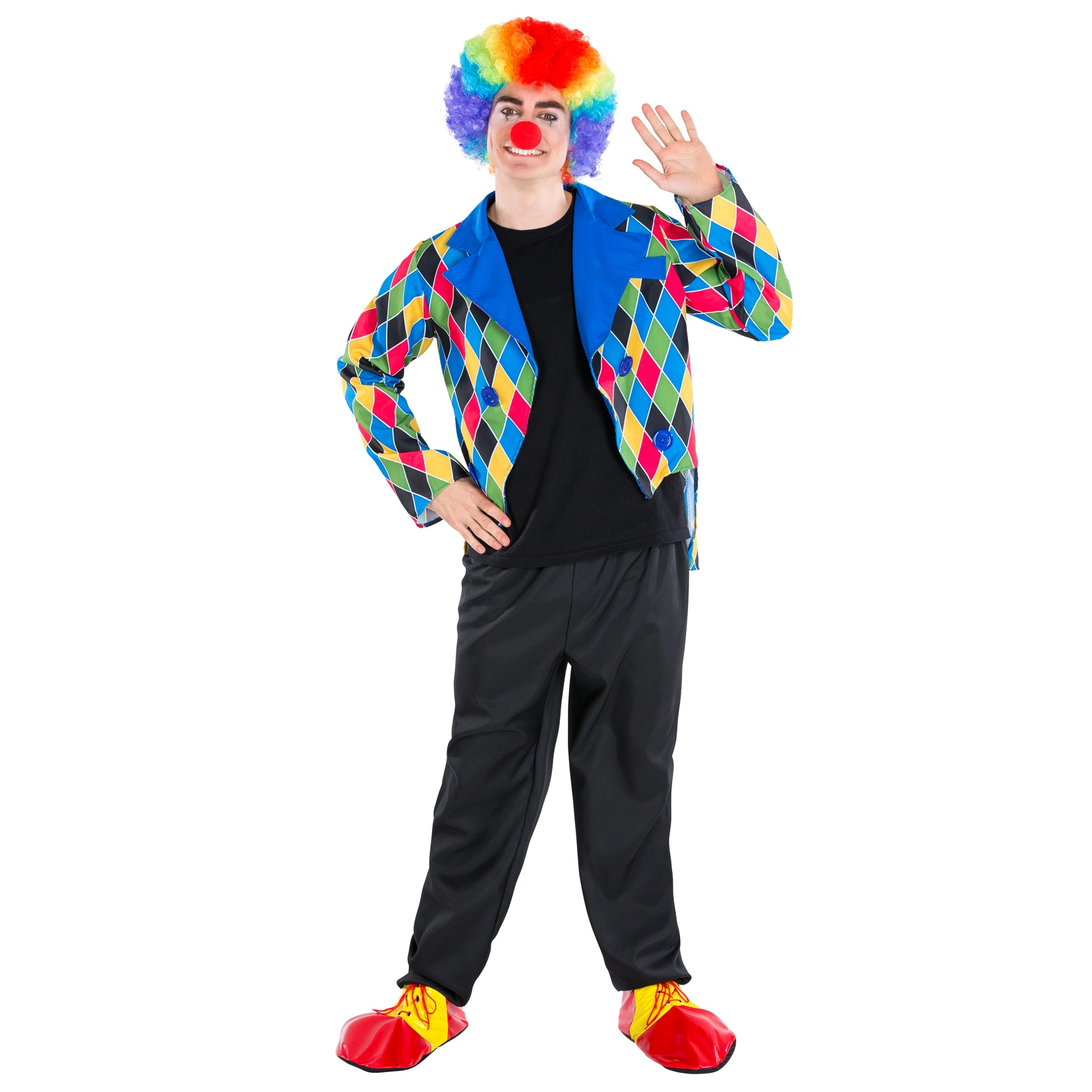 Herrenkostüm Clown Oleg - M