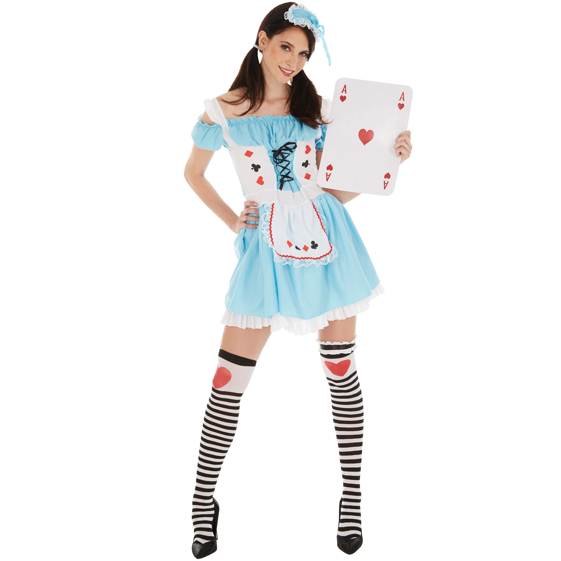 Frauenkostüm sexy Mrs. Wonderland - M