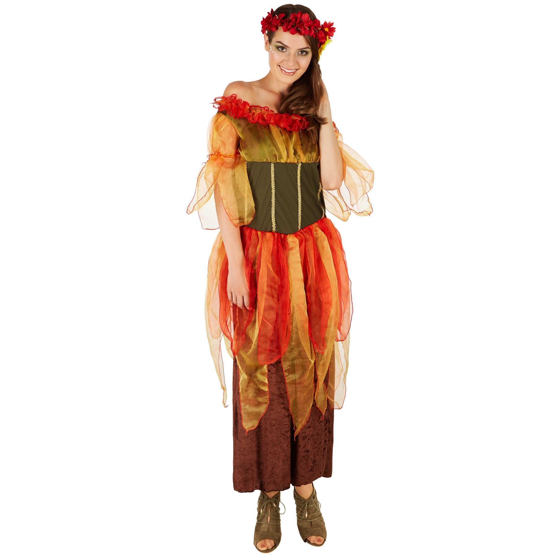 Frauenkostüm Herbstfee - S