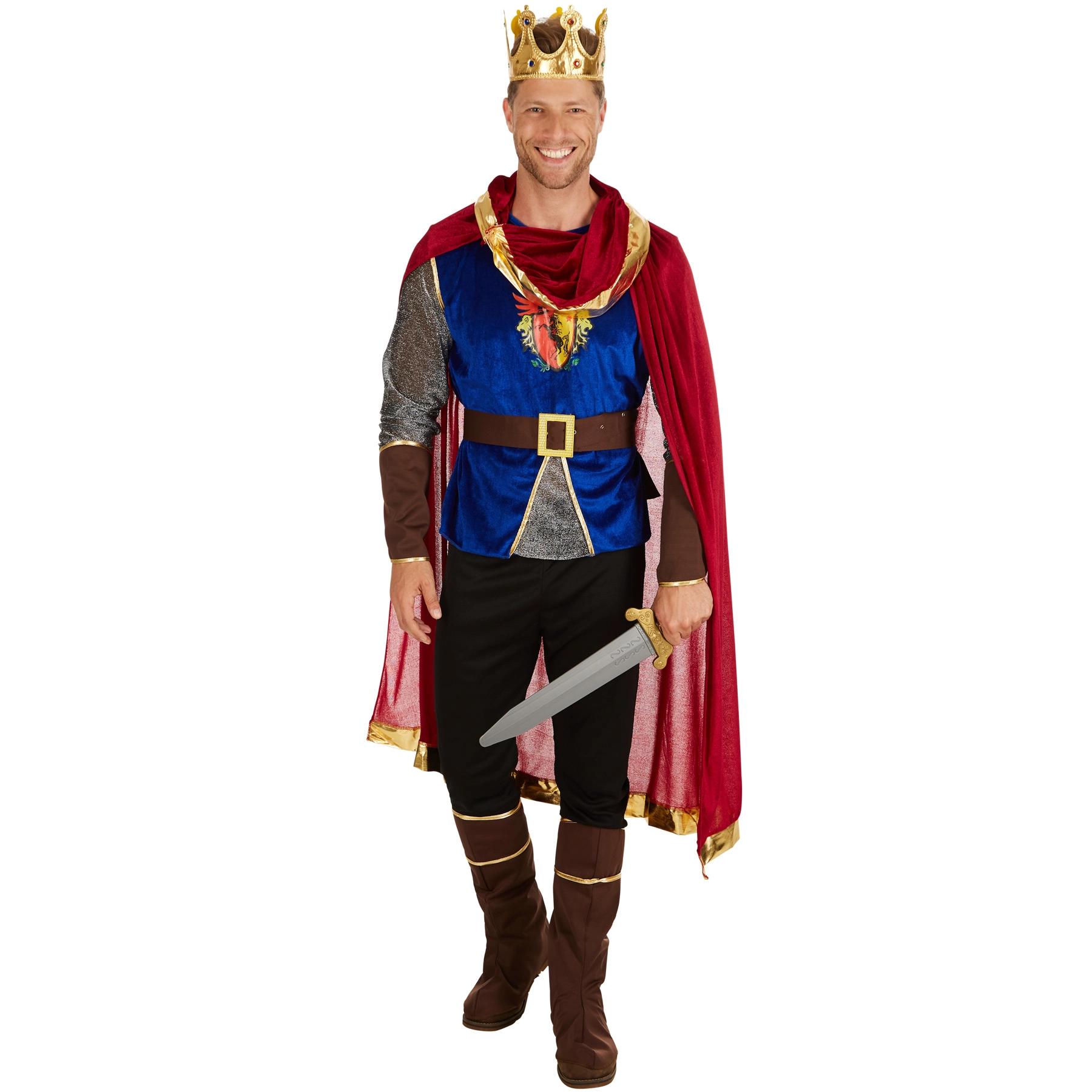 Herrenkostüm König - S