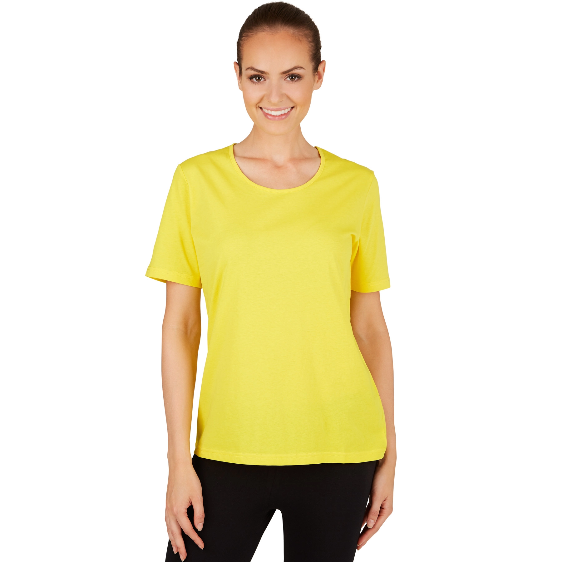 Frauen T-Shirt - gelb, L