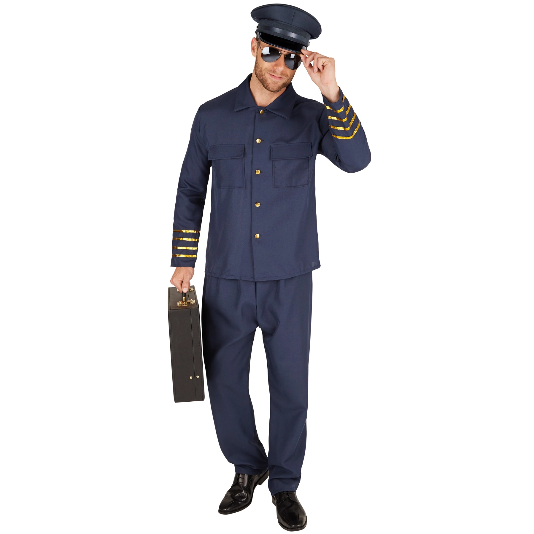 Herrenkostüm Pilot - M