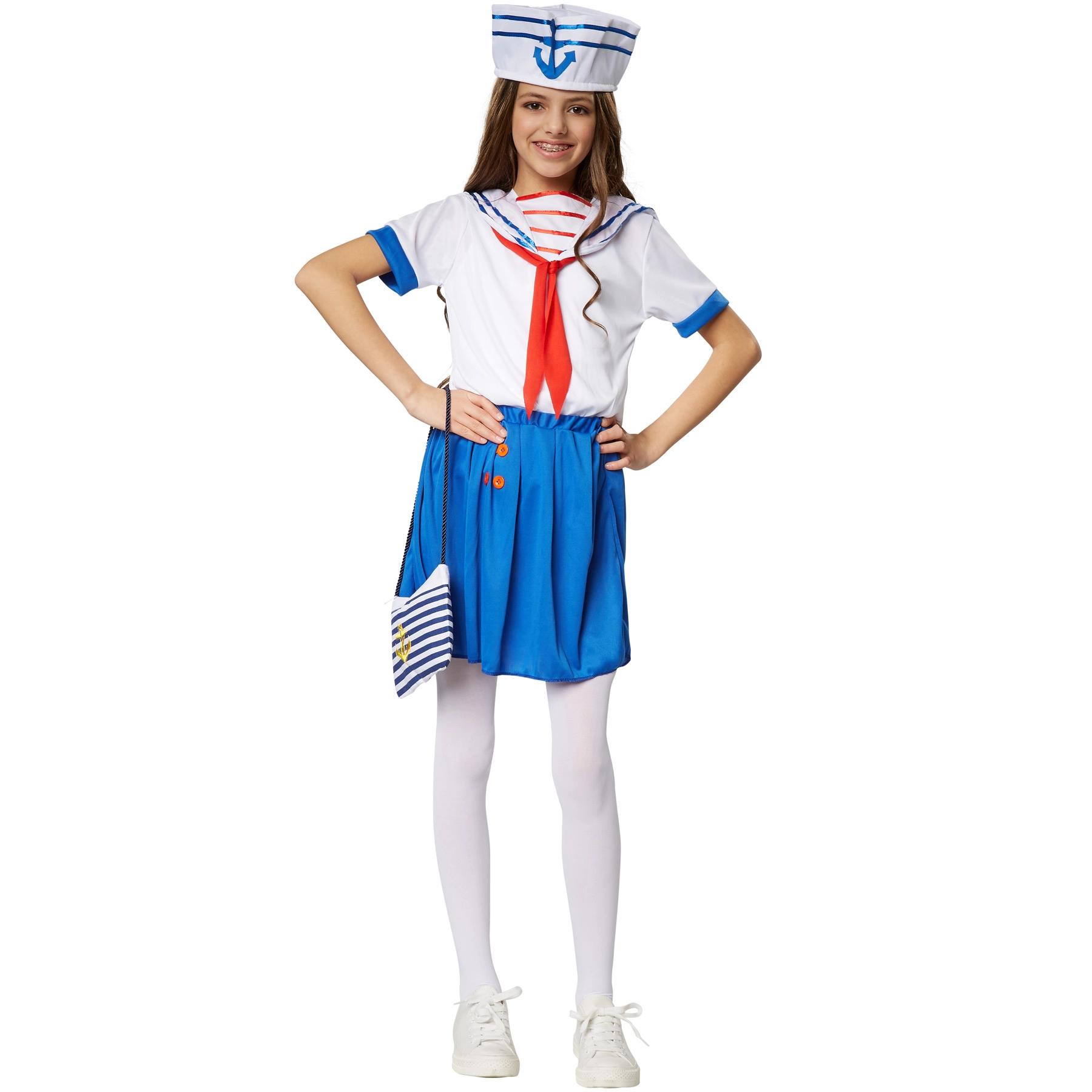 Mädchenkostüm Marine Girl - 116 (5-6 Jahre)