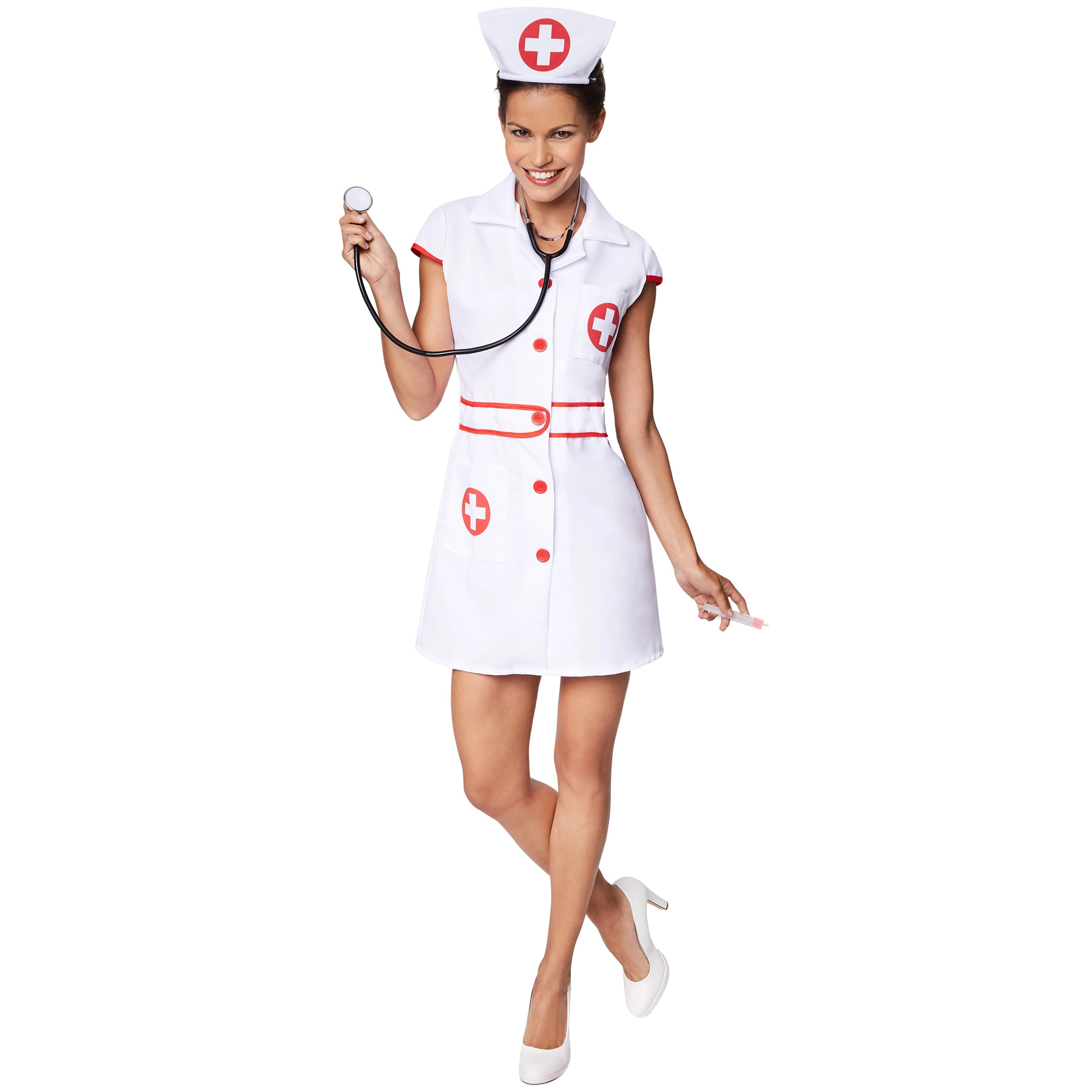 Frauenkostüm sexy Krankenschwester - L
