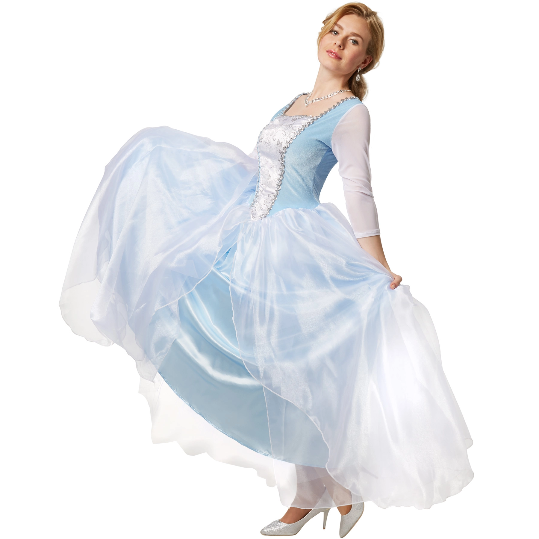 Frauenkostüm Edles Prinzessinnenkleid Cinderella - XL