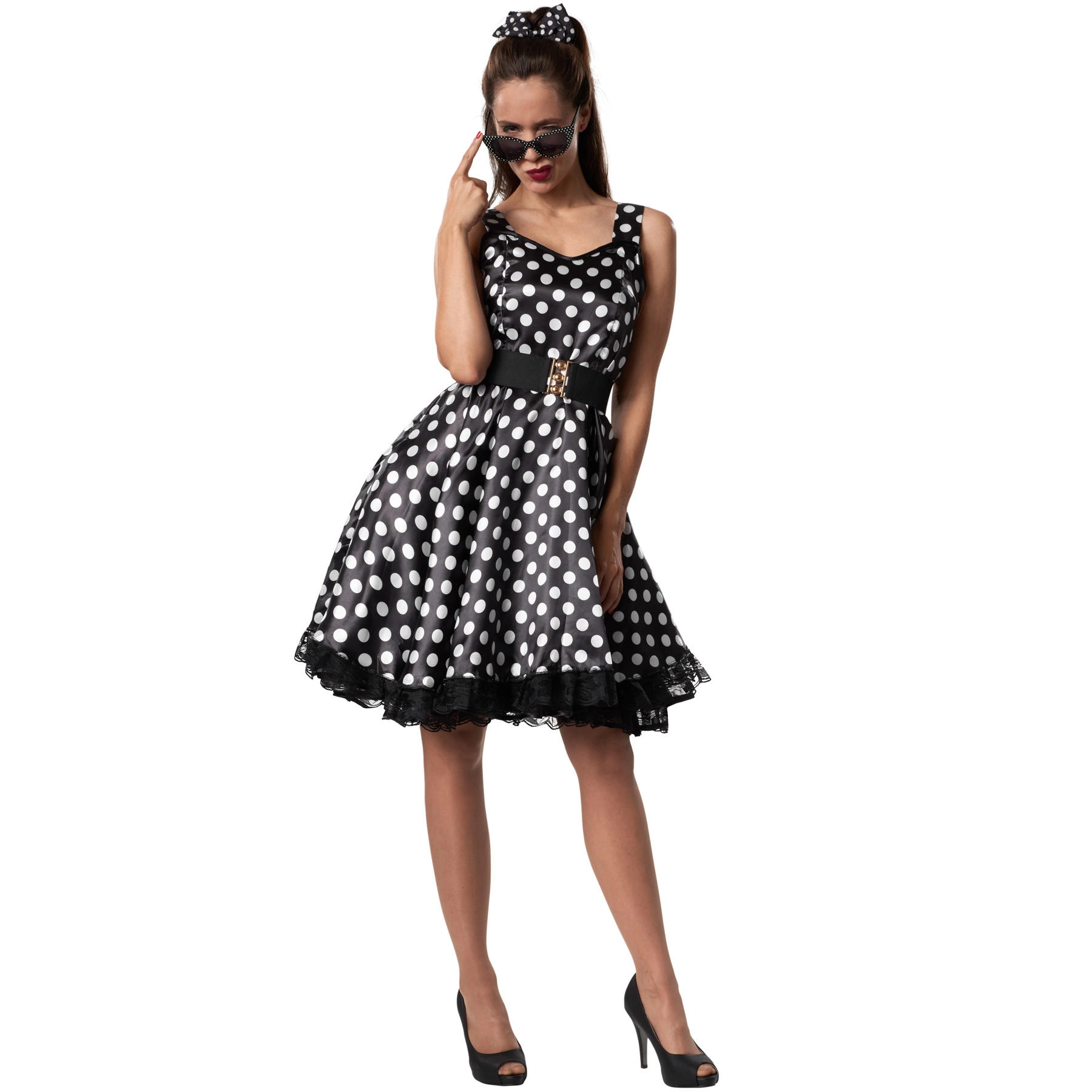Frauenkostüm Rockabilly Lady - XXL