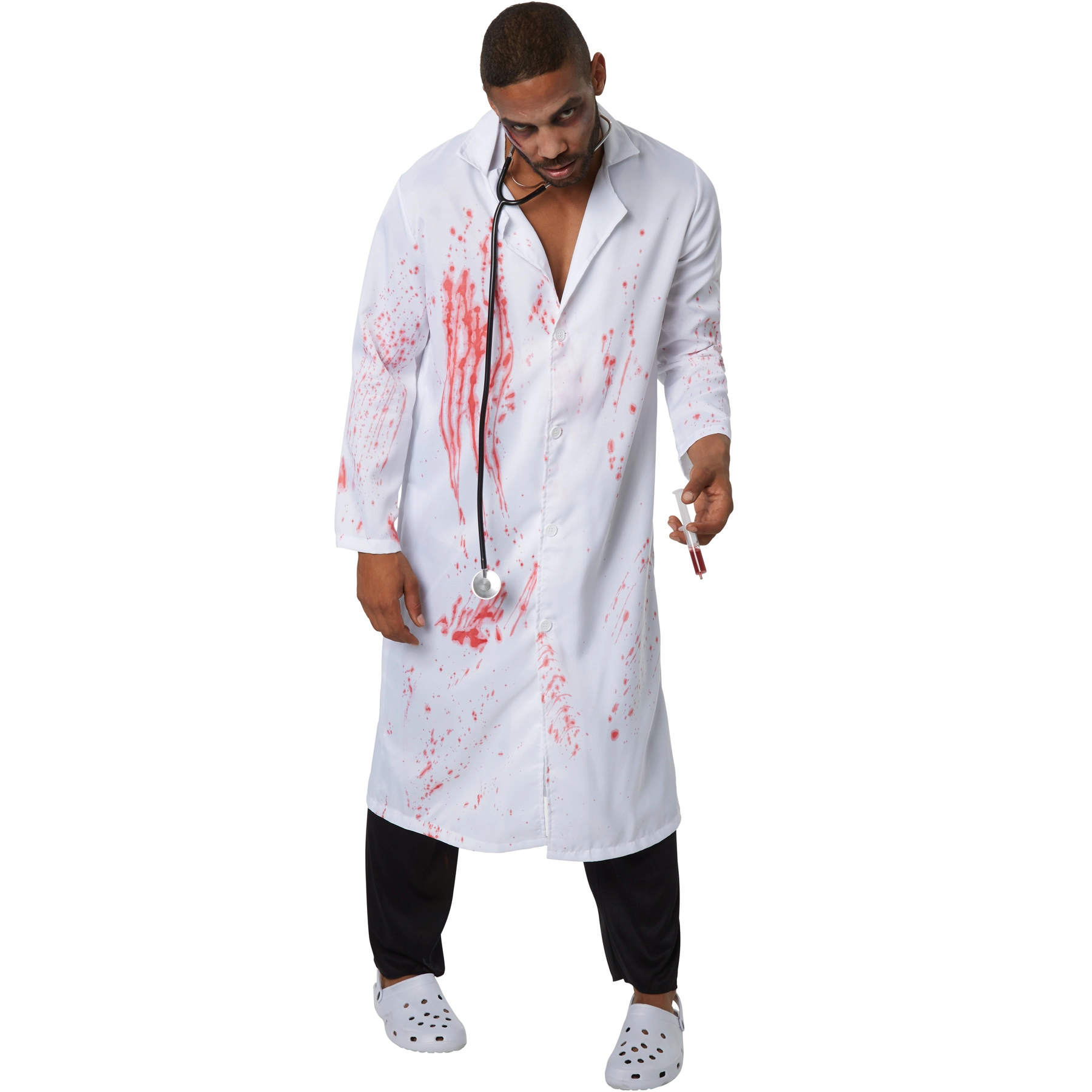 Herrenkostüm Gruseliger Zombie Doktor - L
