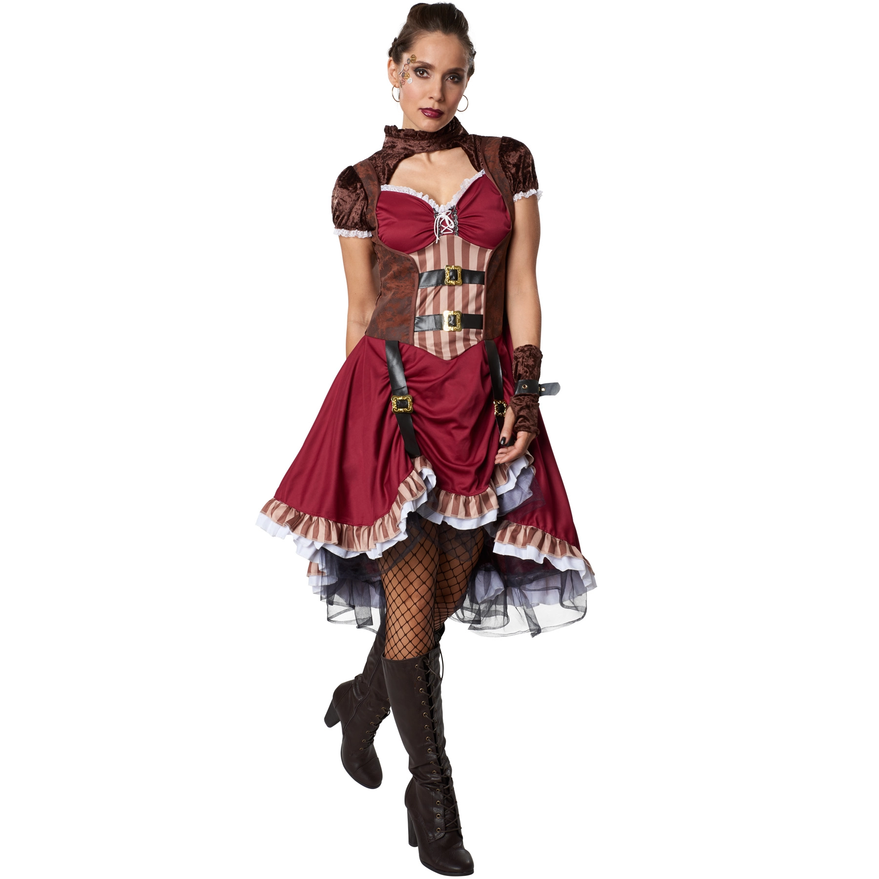 Frauenkostüm Steampunk Edelfrau - M