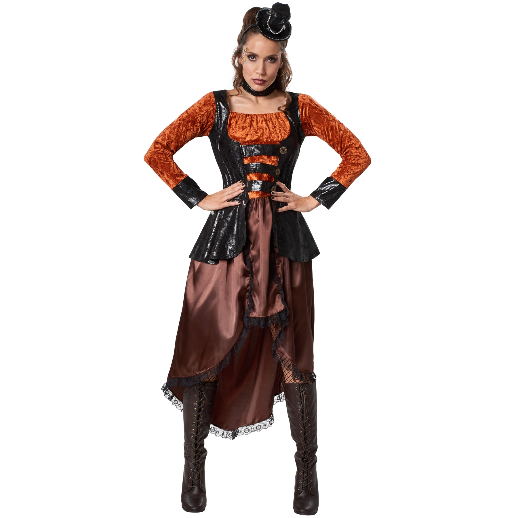 Frauenkostüm Steampunk Prinzessin - L